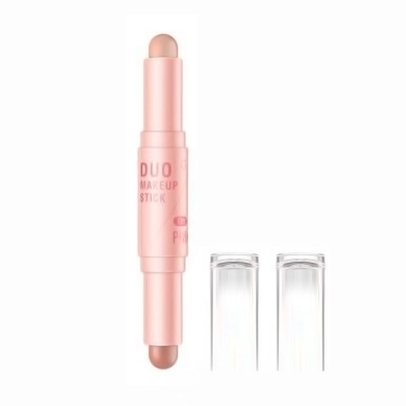 Подвійна рум'яна-хайлайтер для обличчя 2 в 1 Pinkflash Duo Makeup Stick HS02, 2*2 г